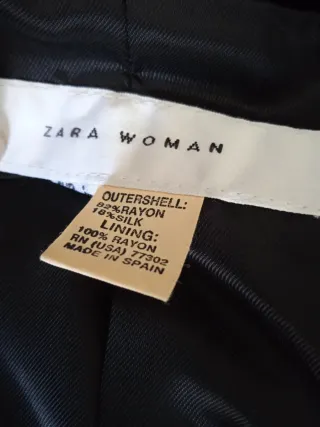 Chaqueta Zara Terciopelo Manga Corta Talla M