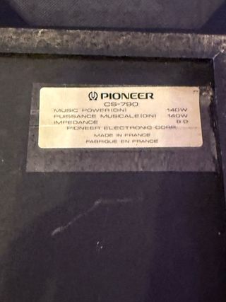 Altavoces Pioneer Negros