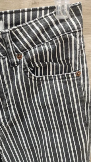 Pantalones vaqueros rayas