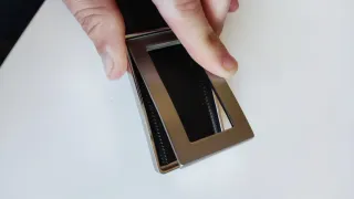 Cinturón de piel elegante y moderno