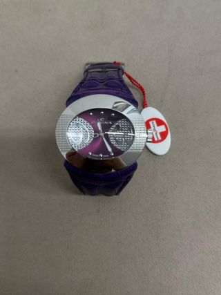 Orologio Spaceman Catena Uomo Viola Argento