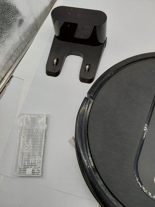 Vactidy Robot Aspirador T6, con Potente Succión, Detección Inteligente, 2500mAh, Silencioso, 3 Modos de Limpieza, Control por Ap