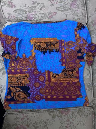 Camiseta El Corte Inglés azul y morada