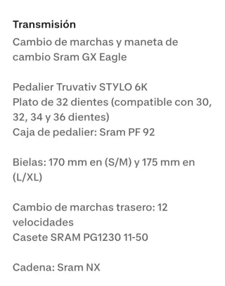 Bicicleta Montaña 29 Carbono