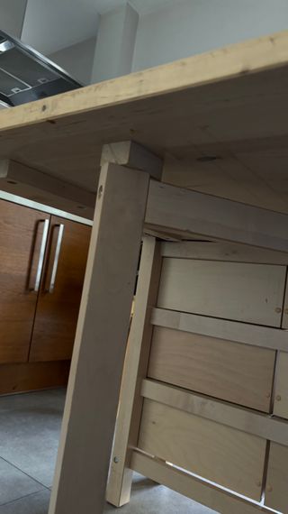 Mesa abatible IKEA NORDEN con cajones