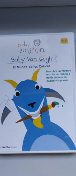 Lote 3 DVD Baby Einstein:Mozart, Van Gogh, Neptune