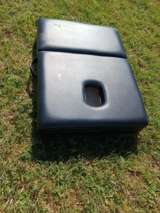 Camilla plegable negra