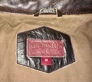 Chaqueta de cuero Redskins