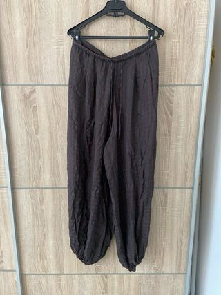 Pantalón Bombacho Cuadro Vichy Talla Única
