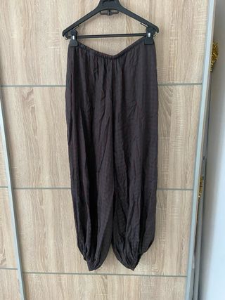 Pantalón Bombacho Cuadro Vichy Talla Única