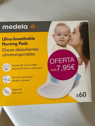 3 cajas de Discos Lactancia. 3 marcas