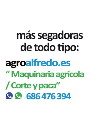 Segadora rotativa y acondicionadora mallales UFO-3