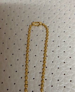 Collar dorado bisutería alta calidad con perla