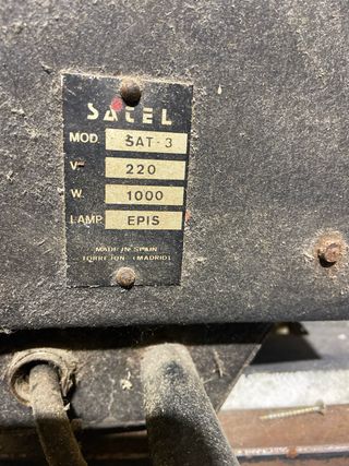 Cañón de luz vintage