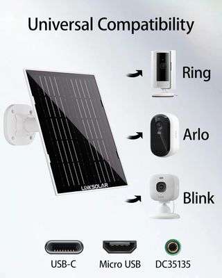 Panel Solar 8W LINKSOLAR para Cámara