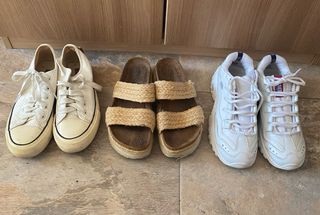 Zapatillas Skechers Talla 36 Blancas