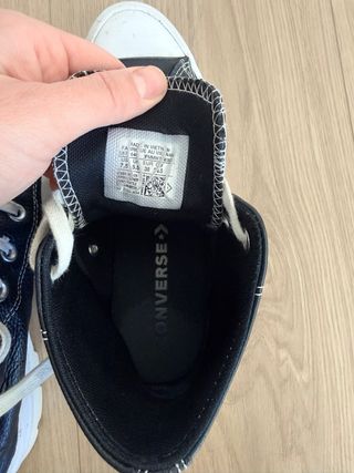 Converse Botas Negras Plataforma