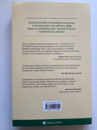 Organízate con eficacia - David Allen