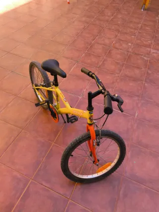 Bicicleta Montaña Junior Amarilla