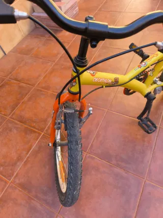 Bicicleta Montaña Junior Amarilla