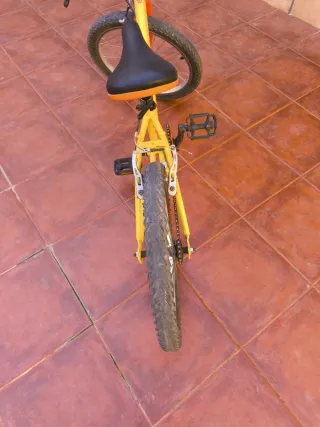 Bicicleta Montaña Junior Amarilla
