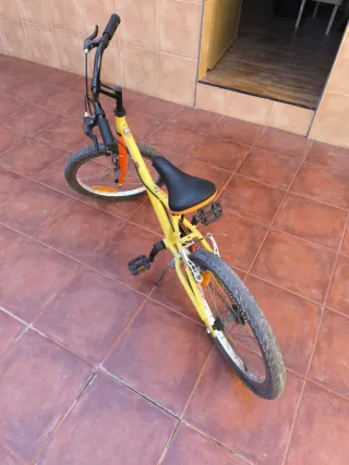 Bicicleta Montaña Junior Amarilla