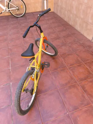 Bicicleta Montaña Junior Amarilla
