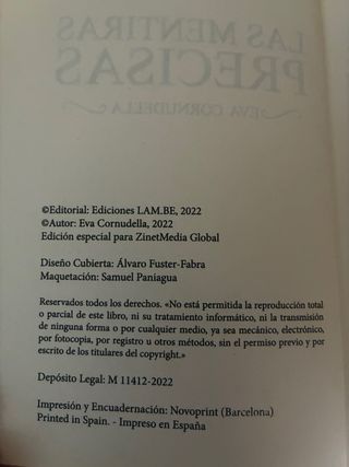 Las mentiras precisas  (Spanish Edition)