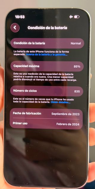 iPhone 15 Pro 128GB Blanco Perla