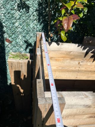 Cajas de madera para huerto urbano