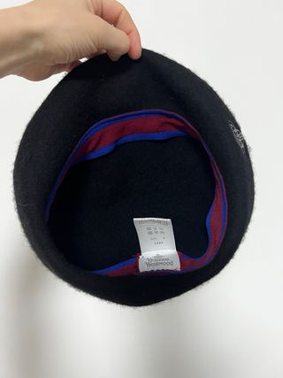 Boina Vivienne Westwood Lana Nera Taglia S/M