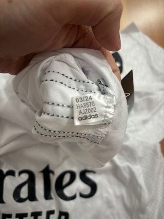 Camiseta Real Madrid Talla S Adidas Oficial