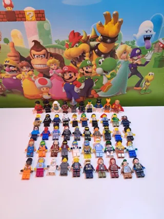 Lotto 50 Minifigure LEGO Personaggi Misti