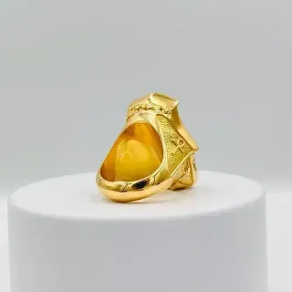 Sello Tutankamón Azul 18K