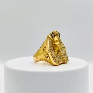 Sello Tutankamón Azul 18K