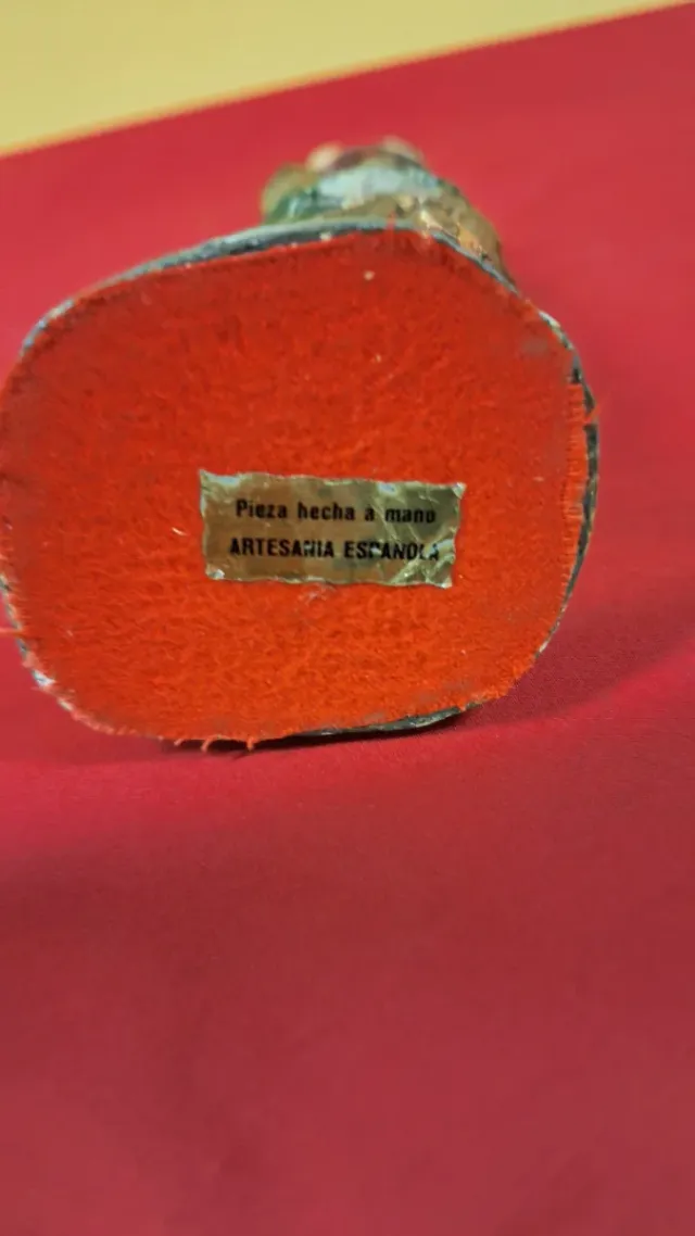 Talla religiosa madera Virgen y Niño