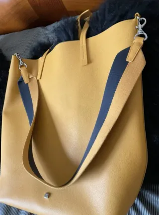 Bolso Tote Purificación García Amarillo