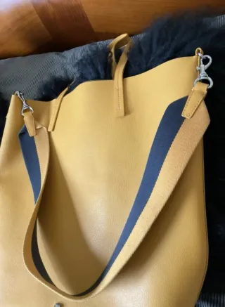 Bolso Tote Purificación García Amarillo