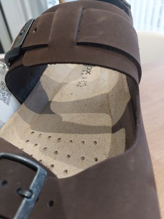 T42 Geox Sandalias Nuevas Piel