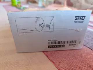 Tope barra Cortina IKEA Blanca con Bola