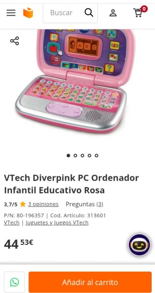 Ordenador infantil Vtech educativo