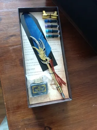 Pluma de caligrafía elegante sin usar