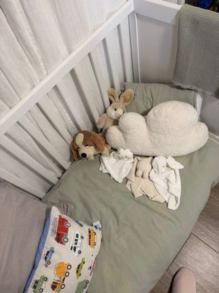 Cuna + colchón + nórdico