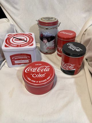 Latas metálicas Coca Cola Collezione