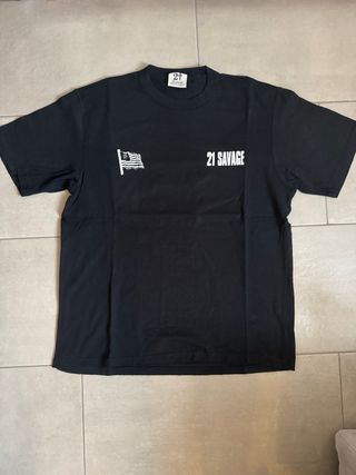 Maglietta 21 Savage nera
