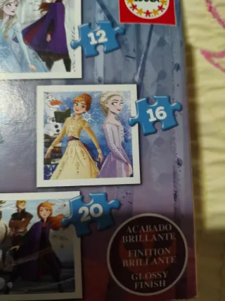Maletín Puzzles Frozen 4 en 1 Educa