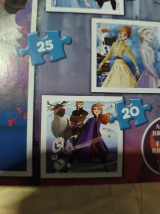 Maletín Puzzles Frozen 4 en 1 Educa