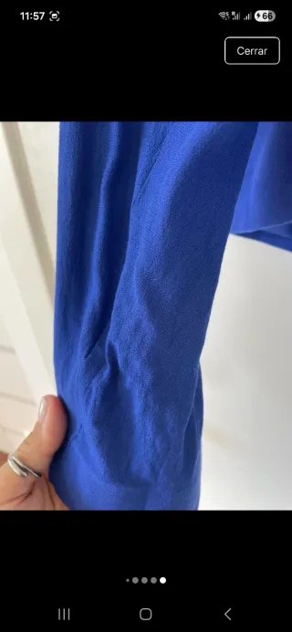 Blazer Mango Azul Talla XS