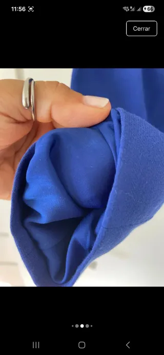 Blazer Mango Azul Talla XS