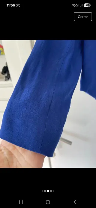 Blazer Mango Azul Talla XS